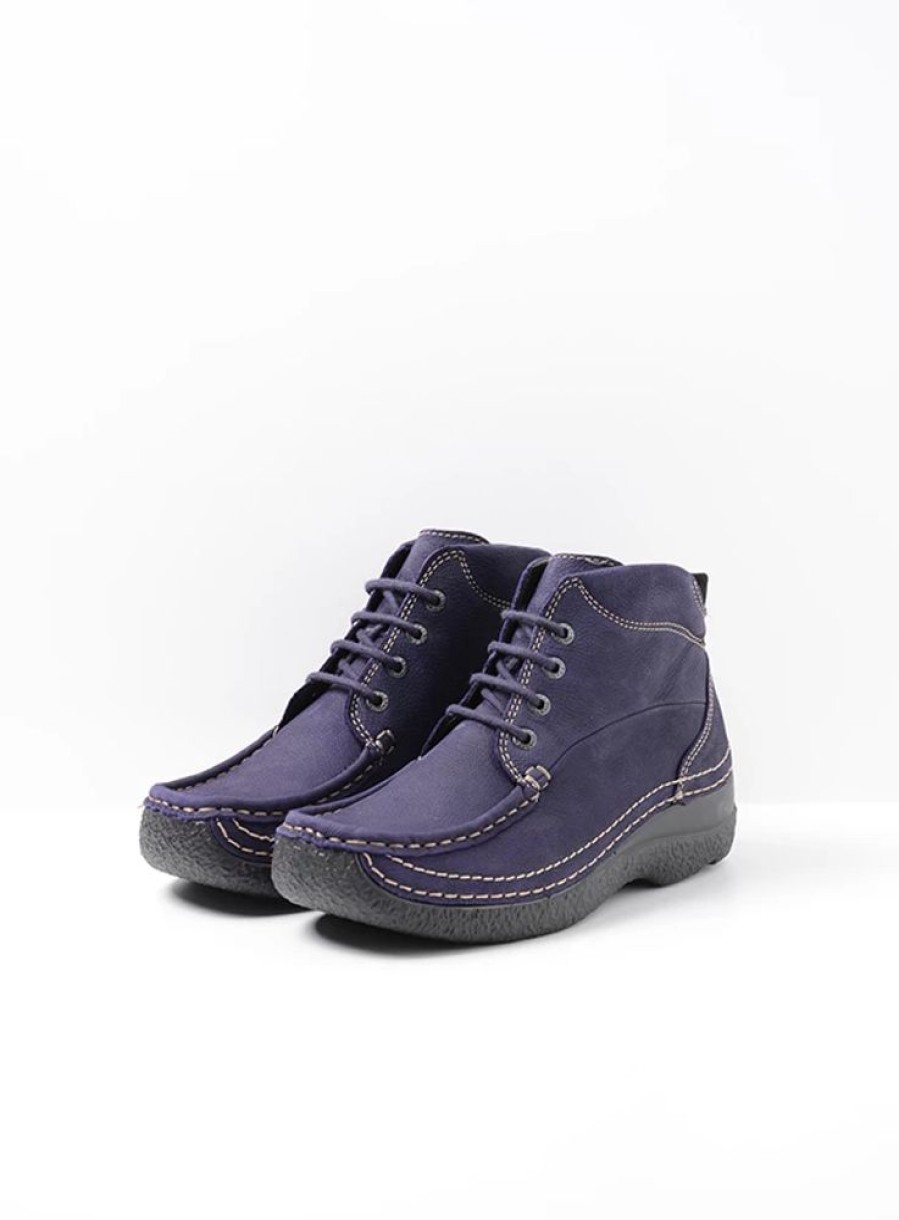 Dames Wolky | Roll Shoot Paars Nubuck