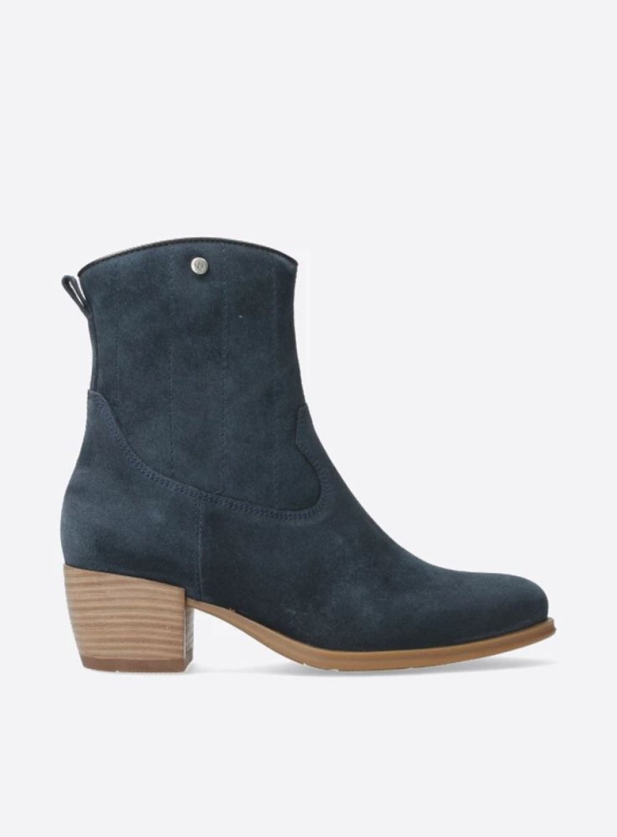 Dames Wolky | Lubbock Blauw Zomer Suede