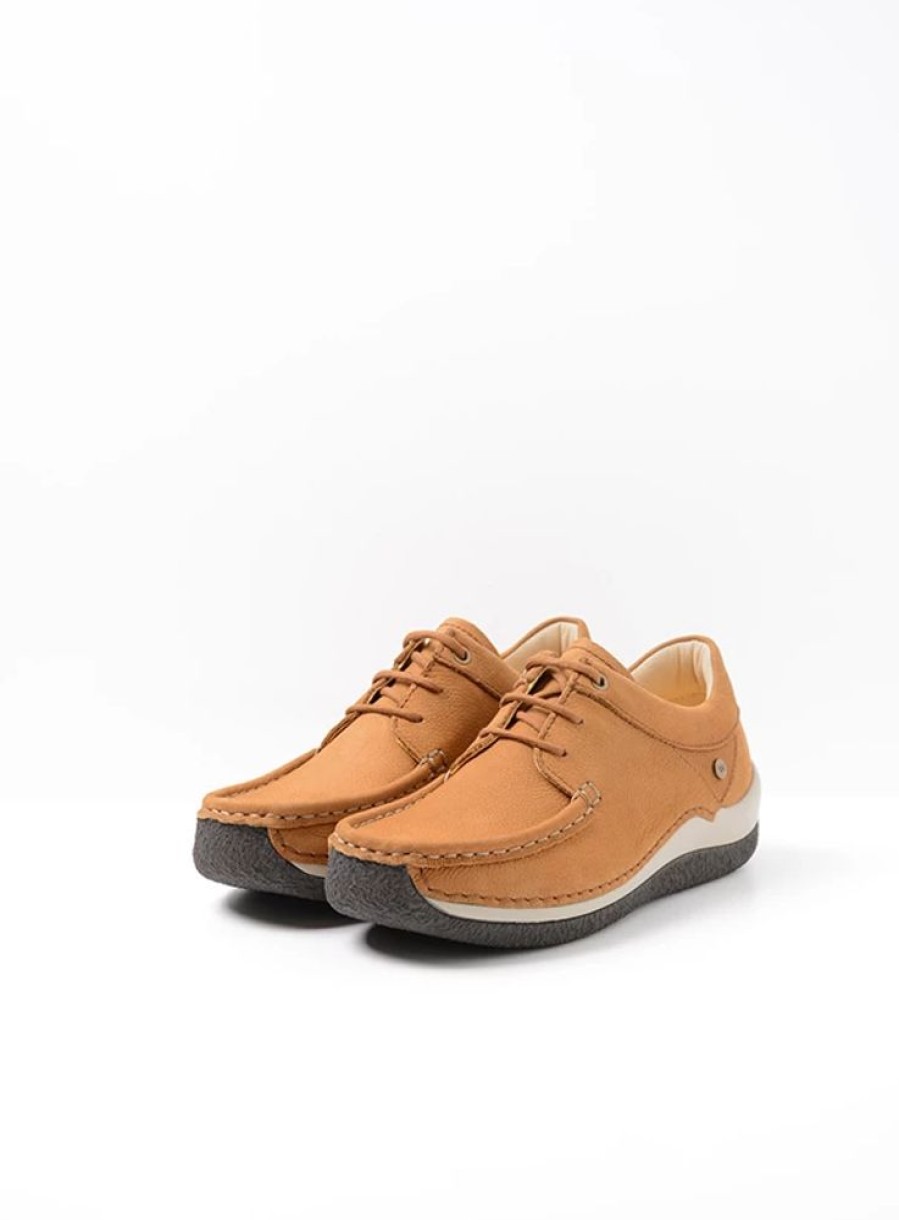 Dames Wolky | Celebration Cognac Nubuck