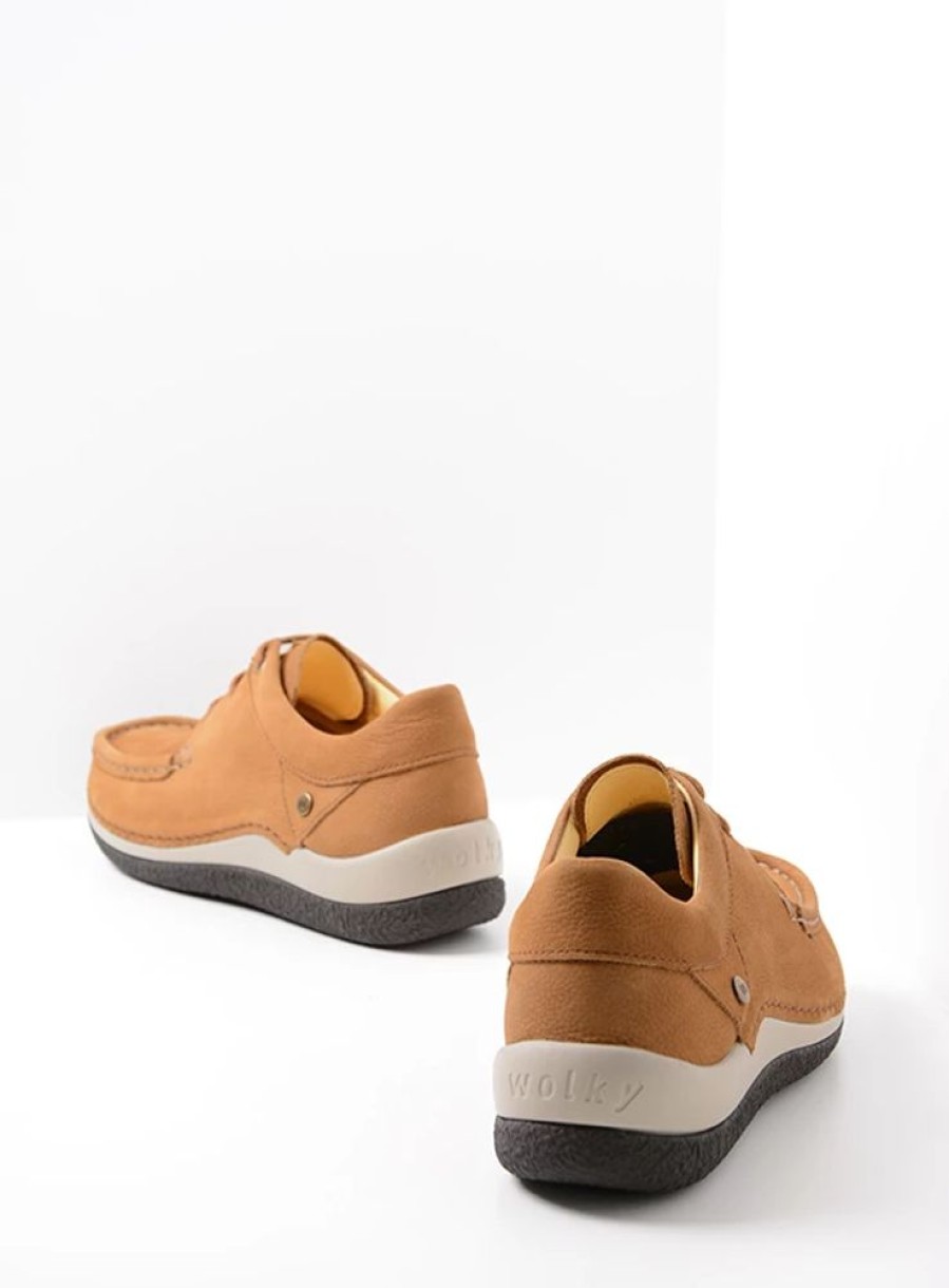 Dames Wolky | Celebration Cognac Nubuck