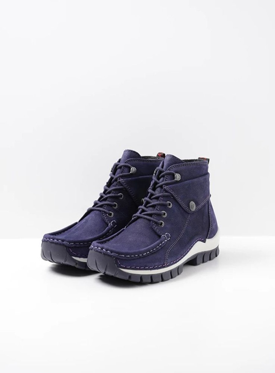 Dames Wolky | Jump Paars Nubuck