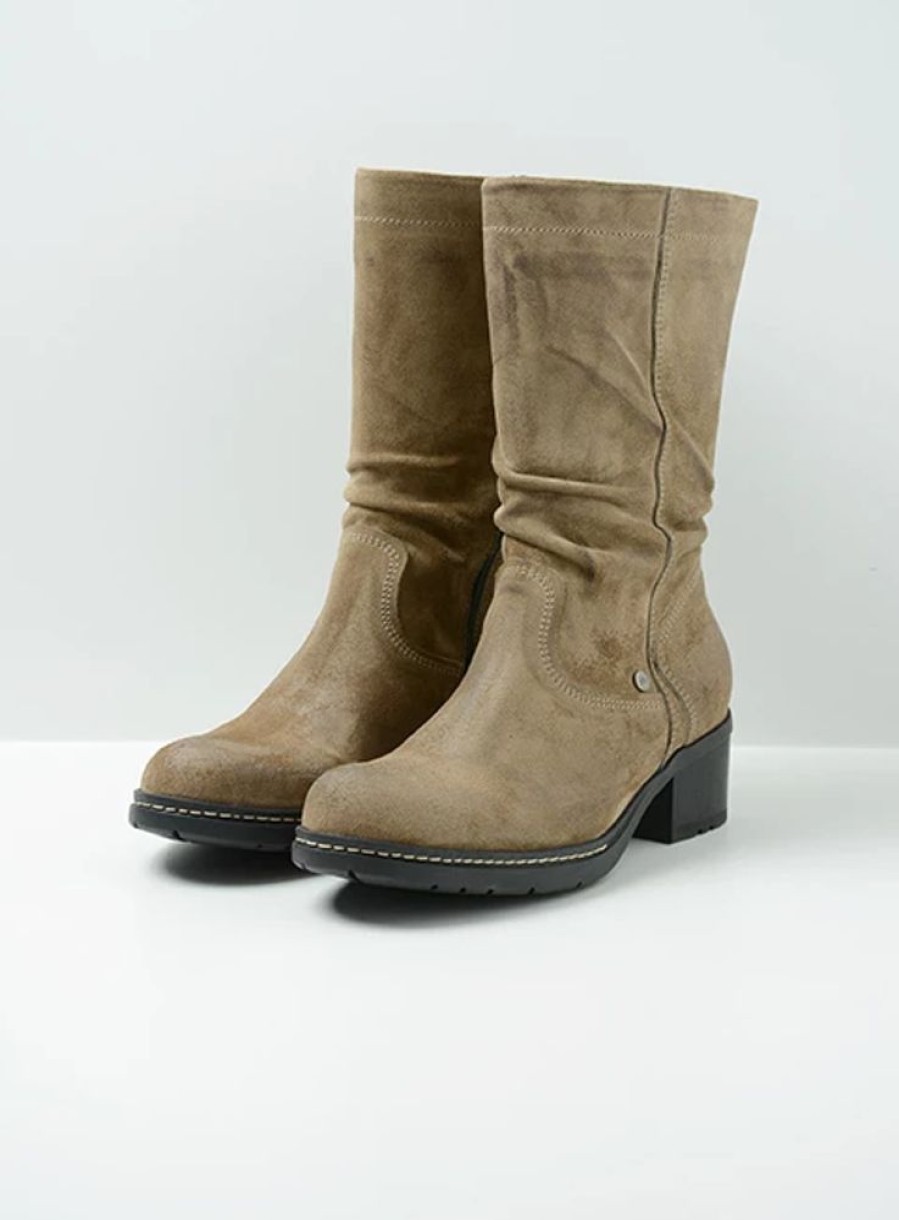 Dames Wolky | Edmonton Taupe Suede