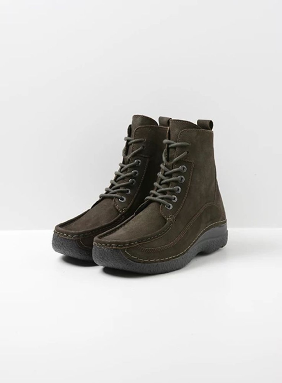 Dames Wolky | Roll Boot Cactus Nubuck