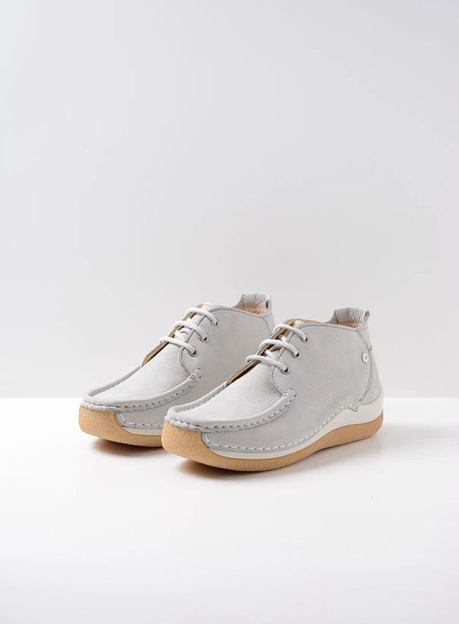 Dames Wolky | Rosella Lichtgrijs Nubuck