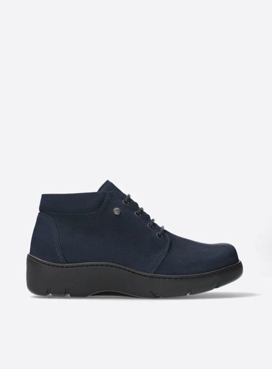 Dames Wolky | Tarda Xw-Wr Donkerblauw Nubuck