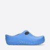 Dames Wolky | Ok Clog-Klomp Sky-Blue Pu