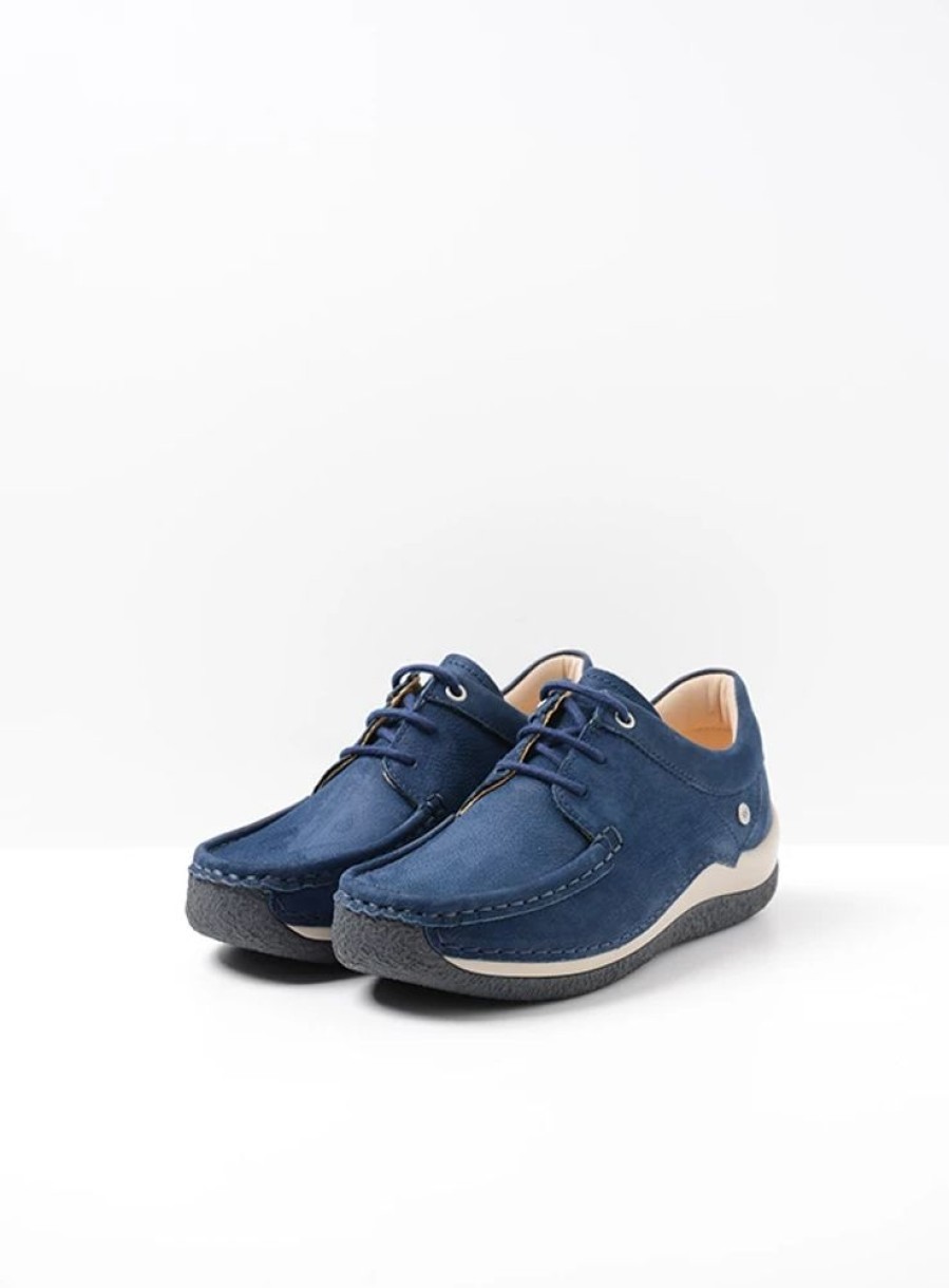 Dames Wolky | Celebration Denimblauw Nubuck