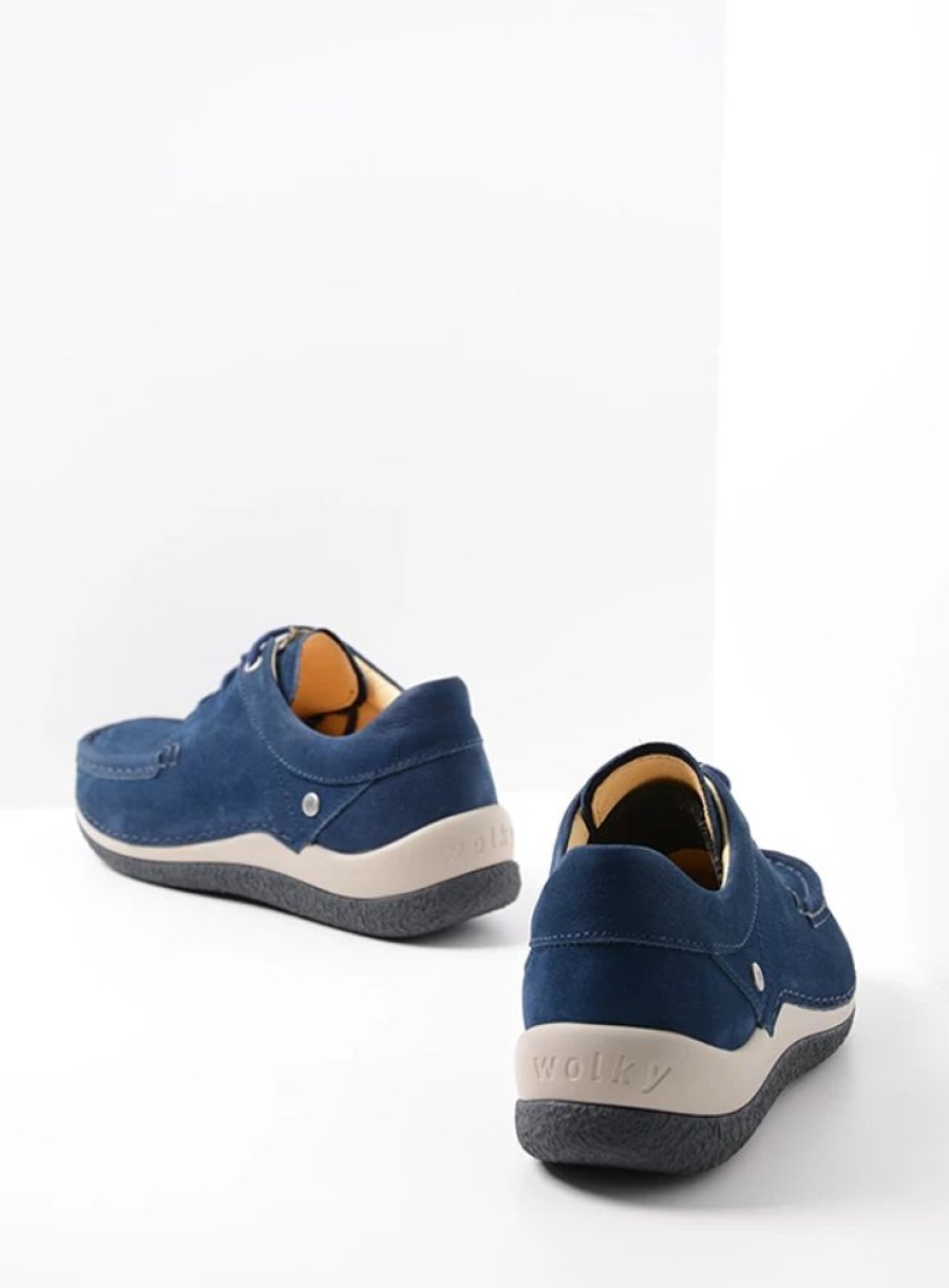 Dames Wolky | Celebration Denimblauw Nubuck