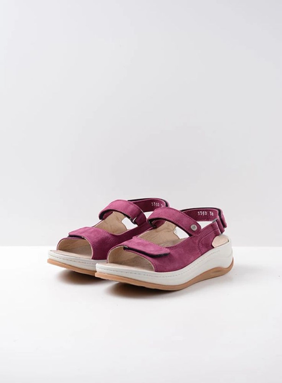 Dames Wolky | Adura Fuchsia Nubuck