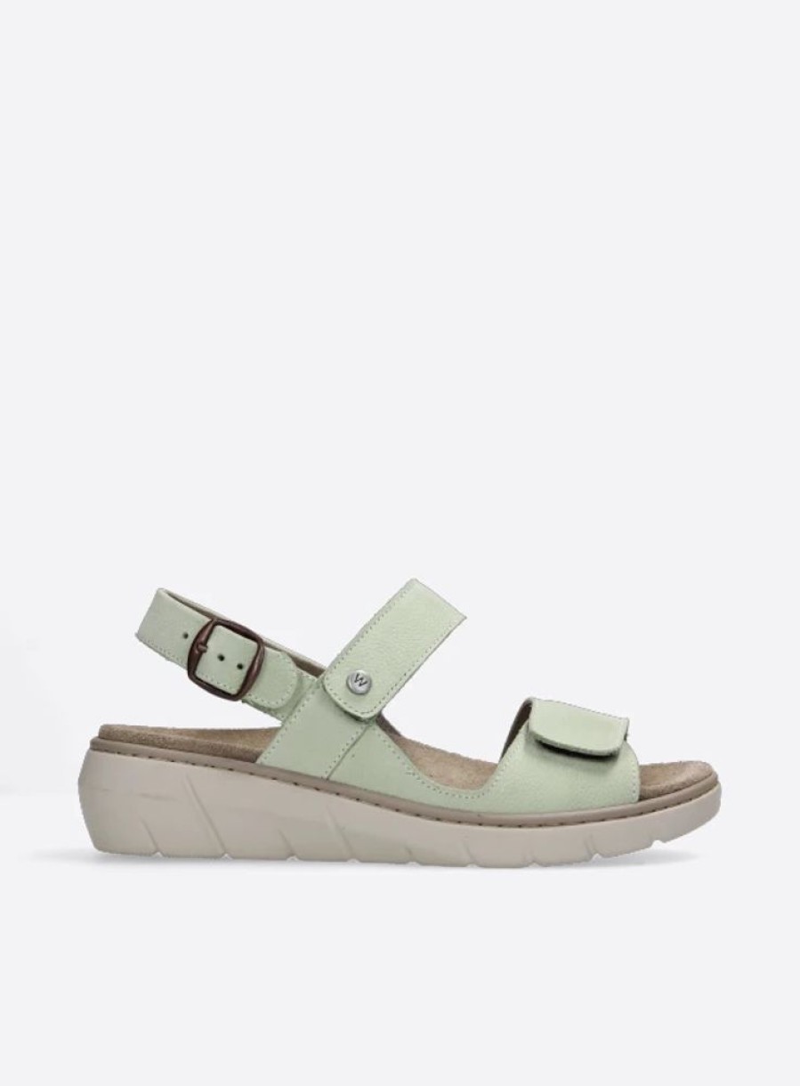 Dames Wolky | Santorini Lichtgroen Nubuck