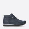 Dames Wolky | E-Boot Blauw Stretch Nubuck