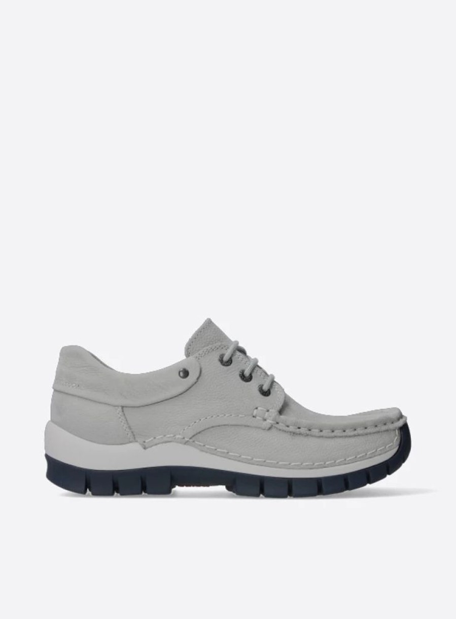 Dames Wolky | Fly Summer Lichtgrijs Nubuck