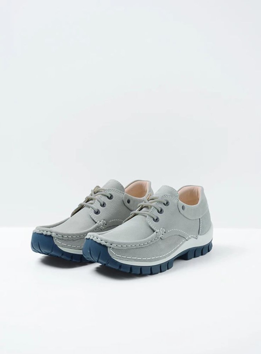 Dames Wolky | Fly Summer Lichtgrijs Nubuck