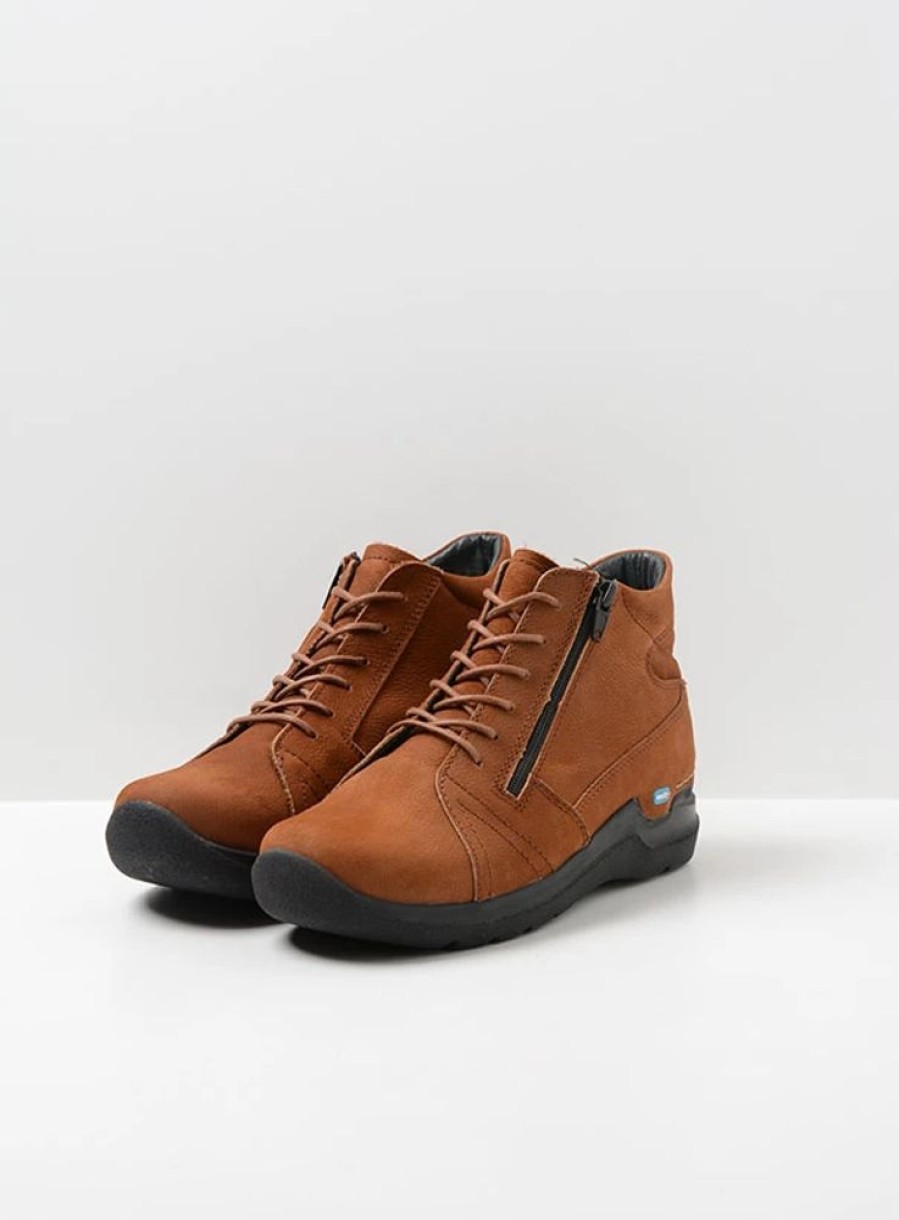 Dames Wolky | Why Cognac Nubuck