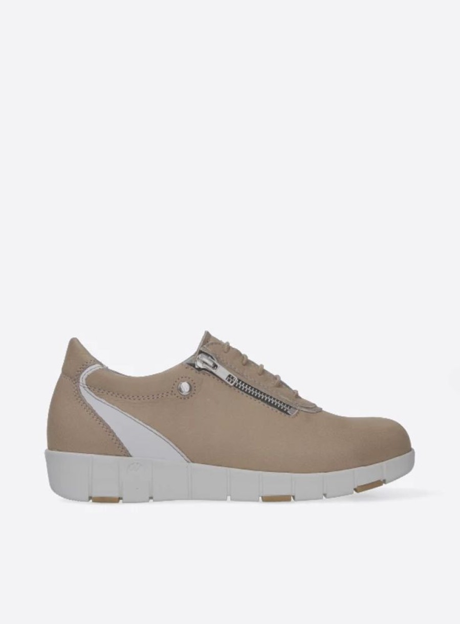 Dames Wolky | Etosha Beige/Wit Nubuck