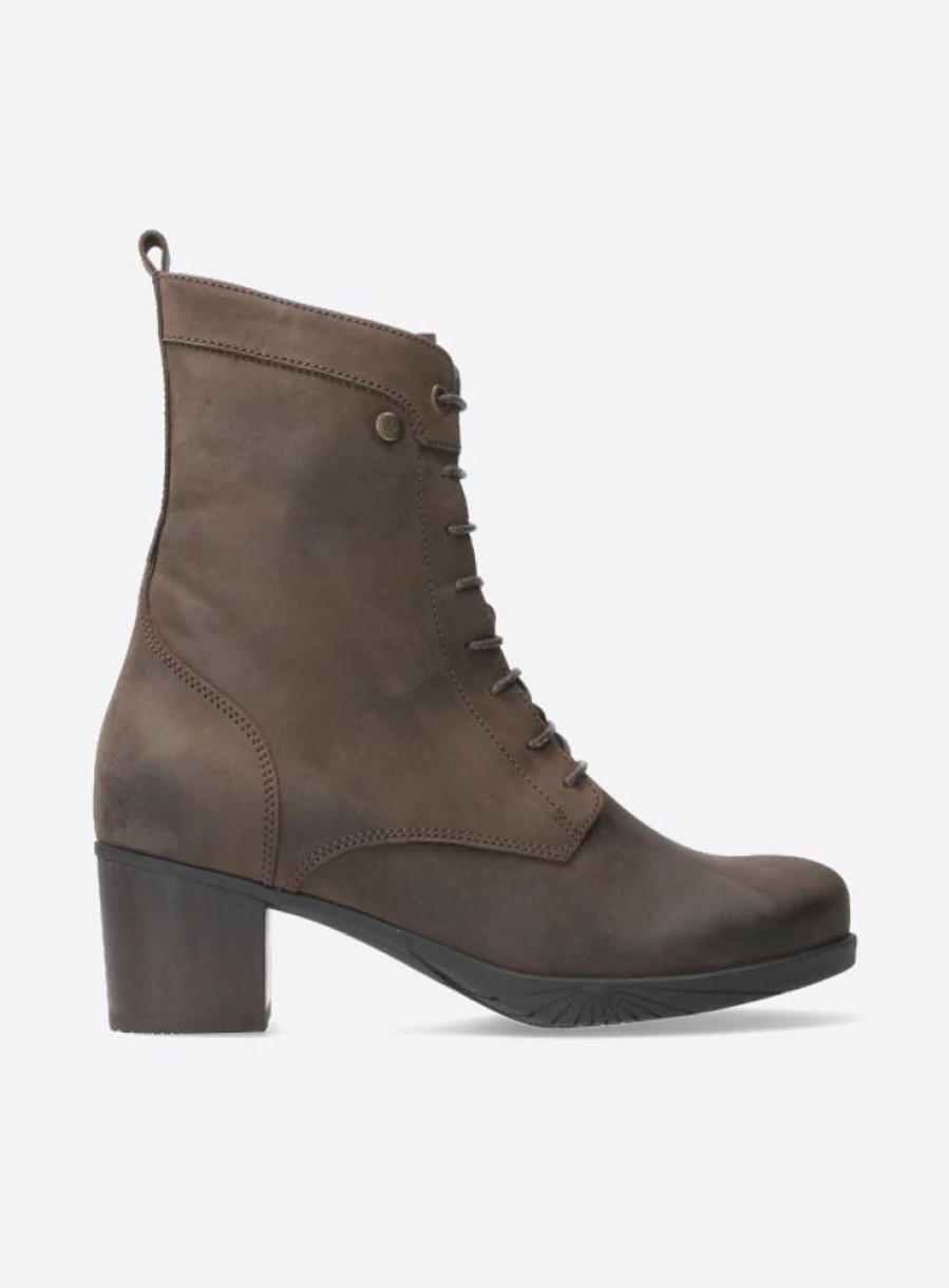 Dames Wolky | Sarah Donkerbruin Nubuck