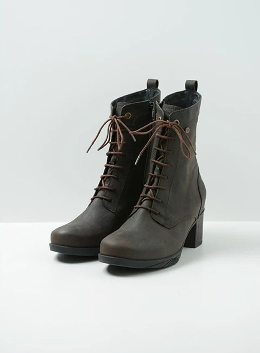 Dames Wolky | Sarah Donkerbruin Nubuck