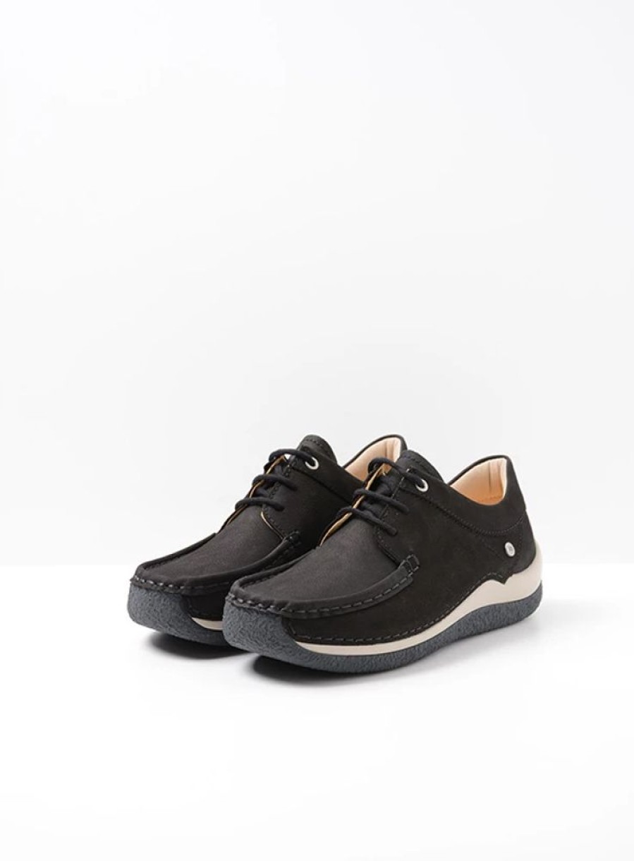 Dames Wolky | Celebration Zwart Nubuck