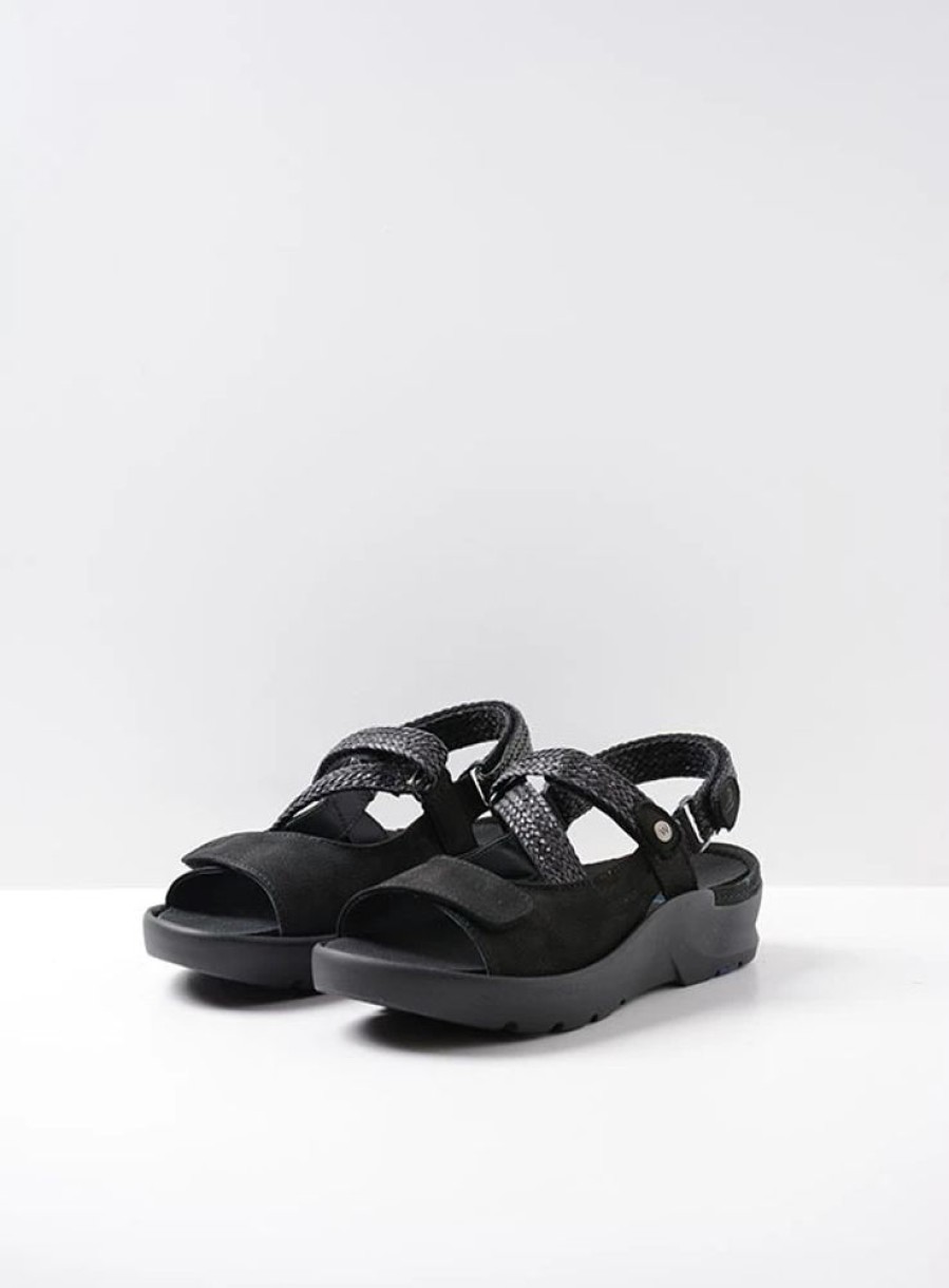 Dames Wolky | Lisse Zwart Nubuck