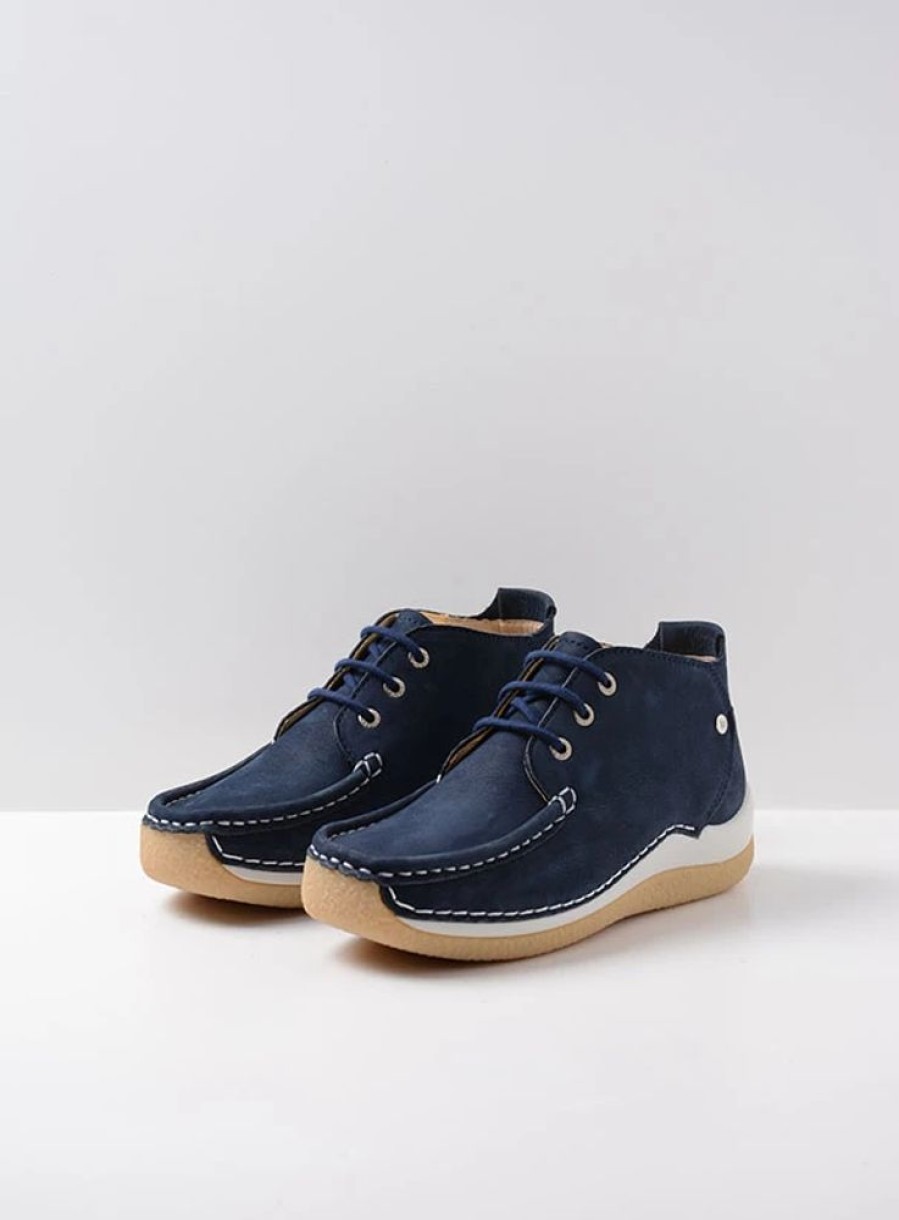 Dames Wolky | Rosella Denim Nubuck