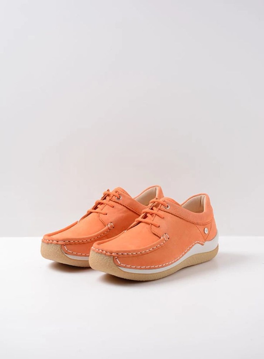 Dames Wolky | Celebration Oranje Nubuck