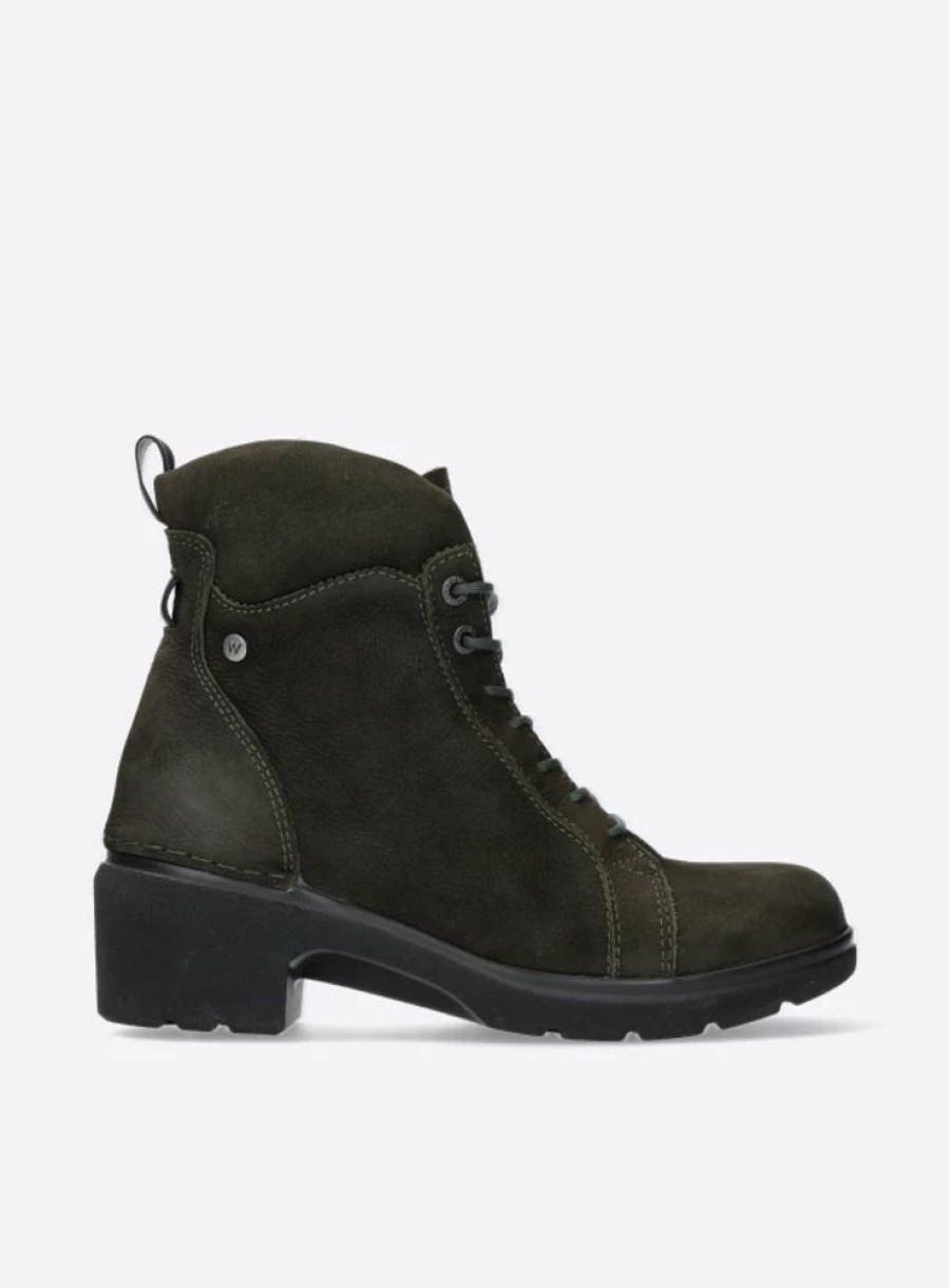 Dames Wolky | Midi Cactus Nubuck