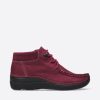 Dames Wolky | Seamy Moc Bordeauxrood Nubuck