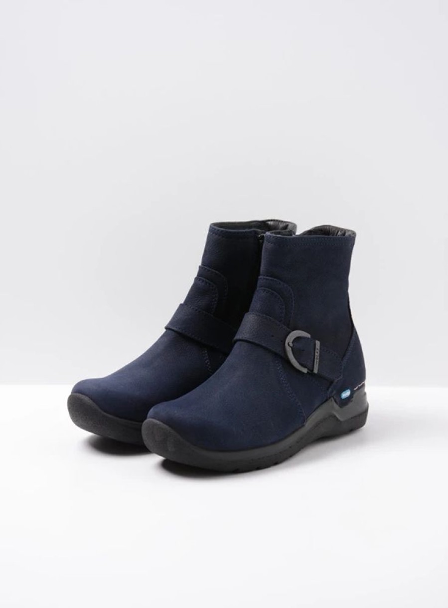 Dames Wolky | Okay Blauw Nubuck