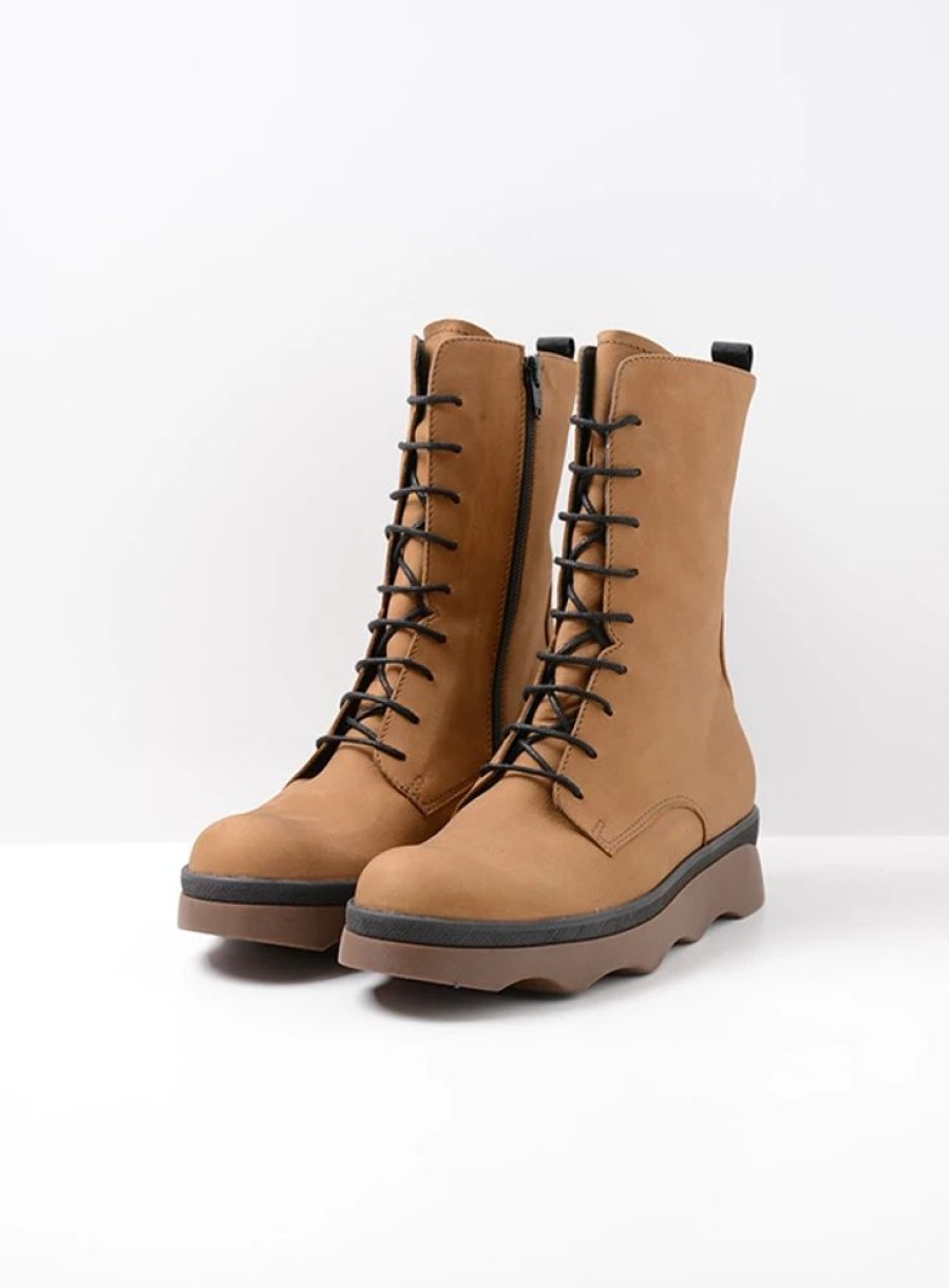 Dames Wolky | Mito Cognac Nubuck